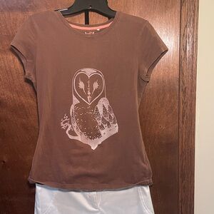So Wear It Declare It Chocolate Owl Graphic Tee